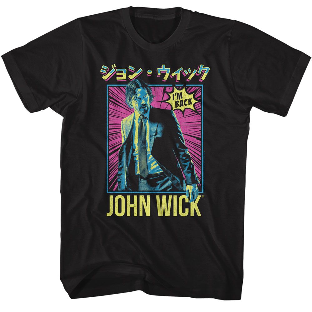 John Wick - Neon Manga Ish Boyfriend Tee