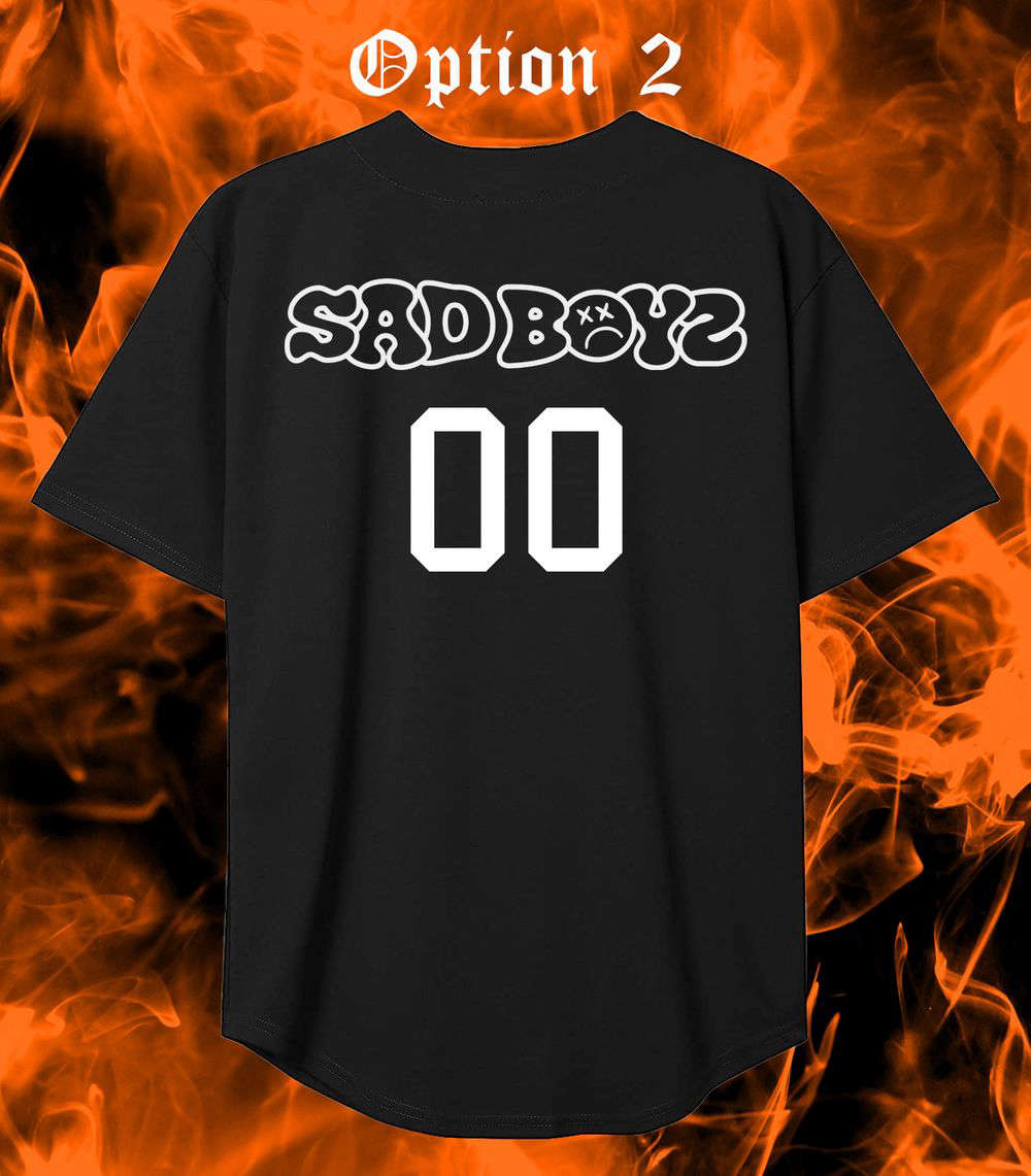 Junior H Sad Boy Baseball Jersey - lylyprint.com