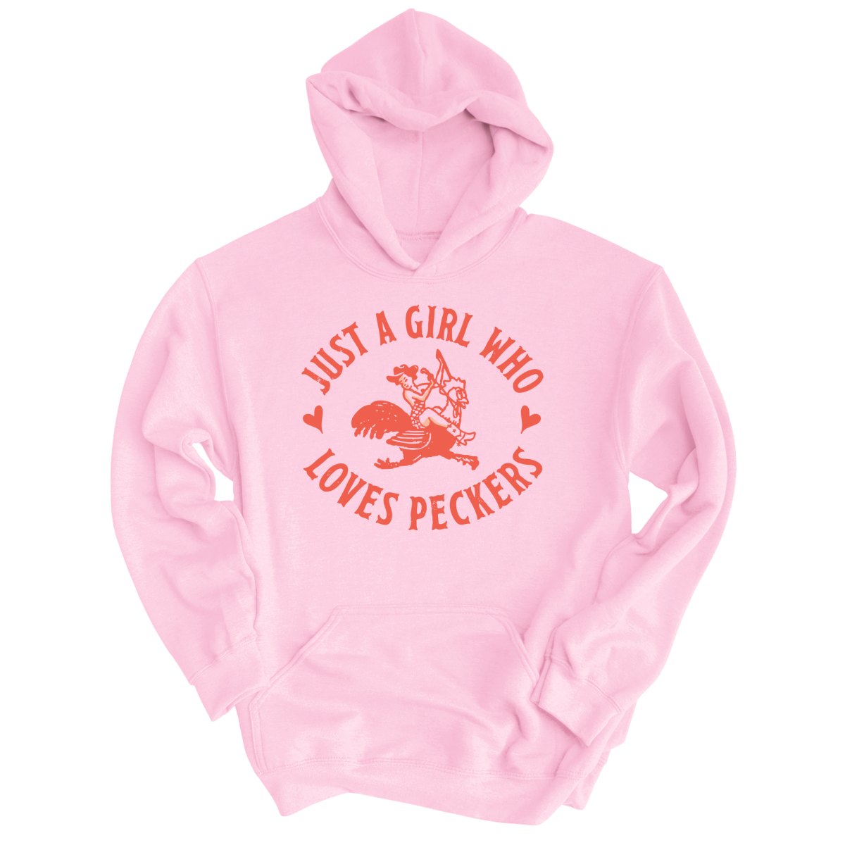 Just a Girl Who Loves Peckers Hoodie