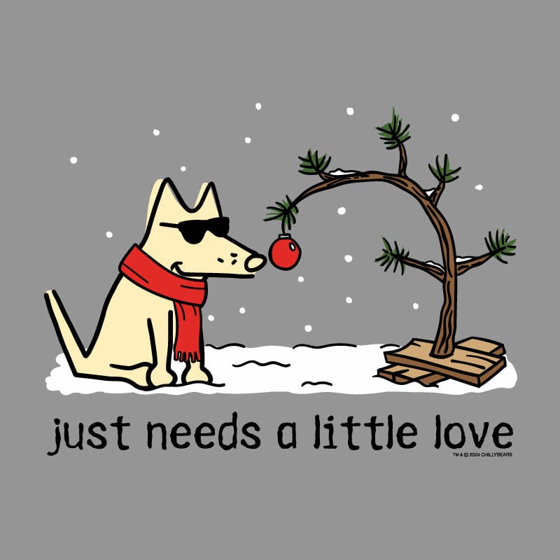 Just Needs a Little Love - Ladies Curvy V-Neck Tee