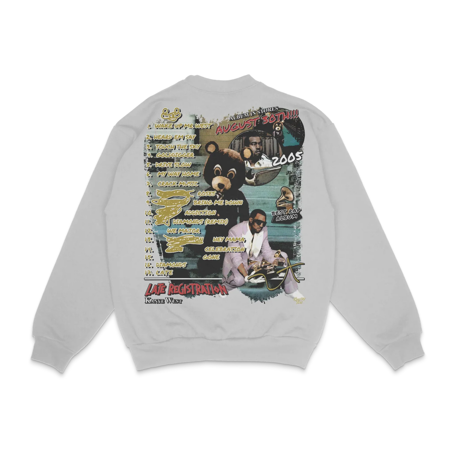 Kanye West Late Registration Crewneck Sweatshirt Style003