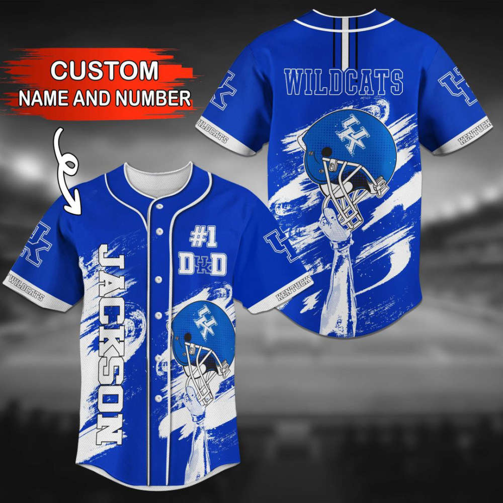 Kentucky Wildcats Personalized Baseball Jersey Gift For Men Women - lylyprint.com