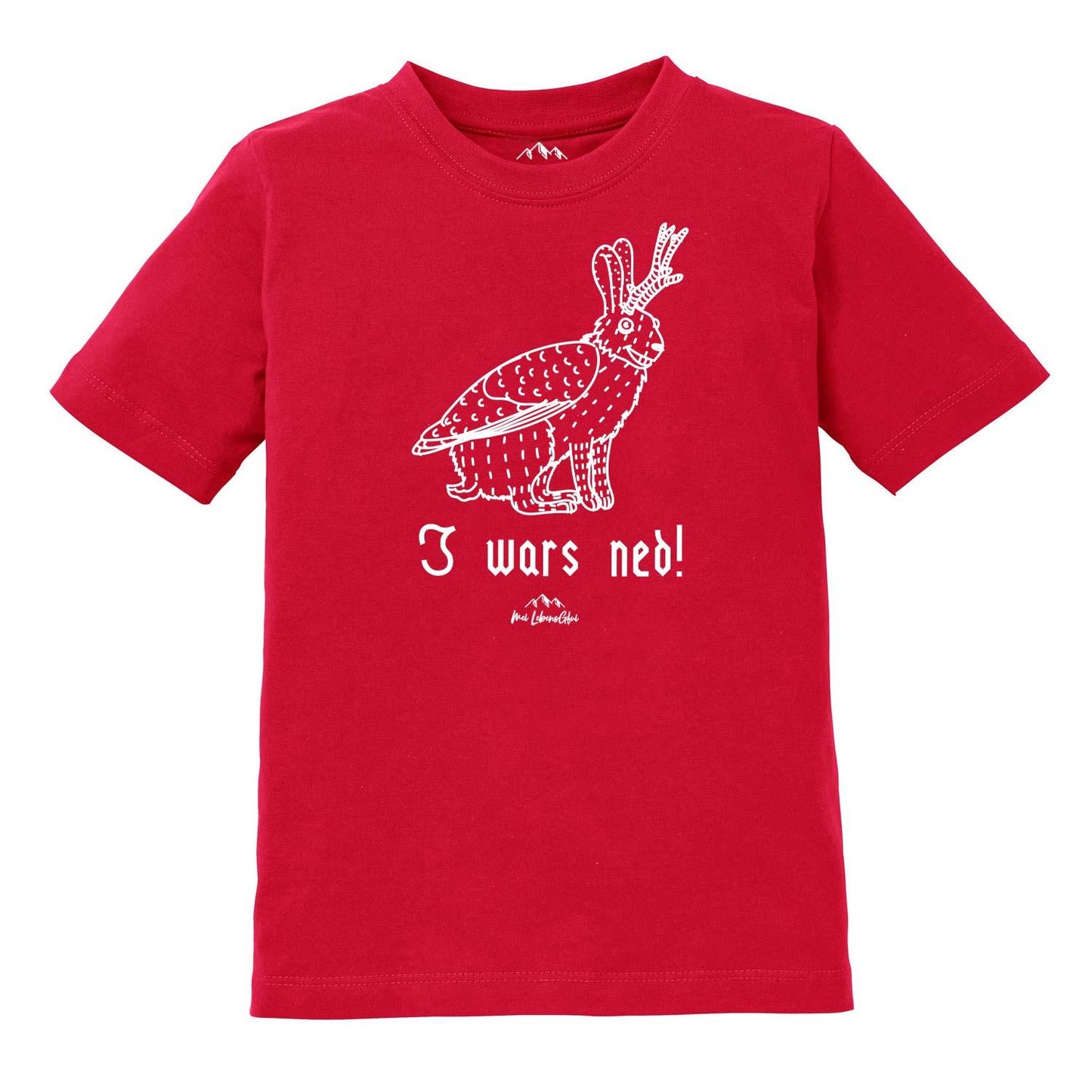 Kinder T-Shirt Wolpertinger "I wars ned"