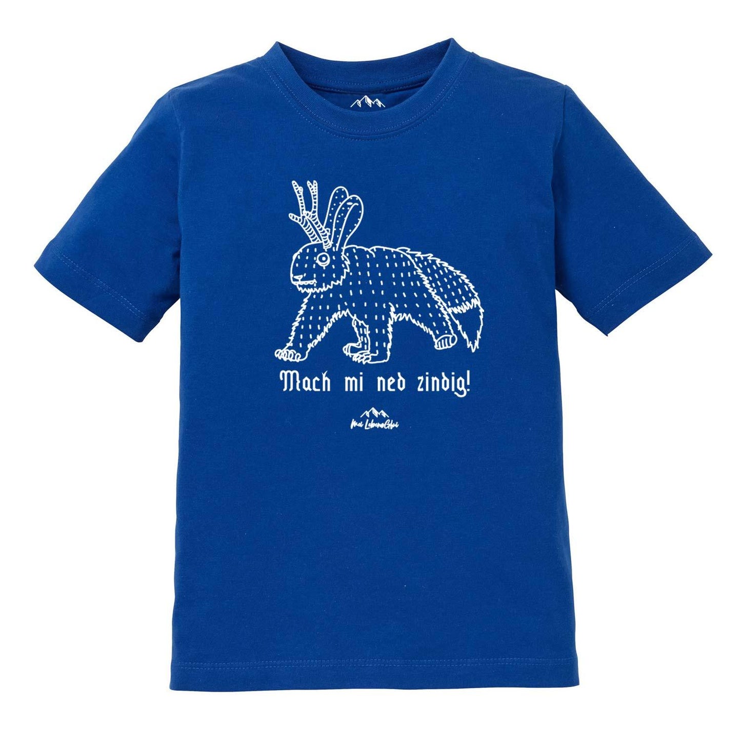 Kinder T-Shirt Wolpertinger "Mach mi ned zindig"