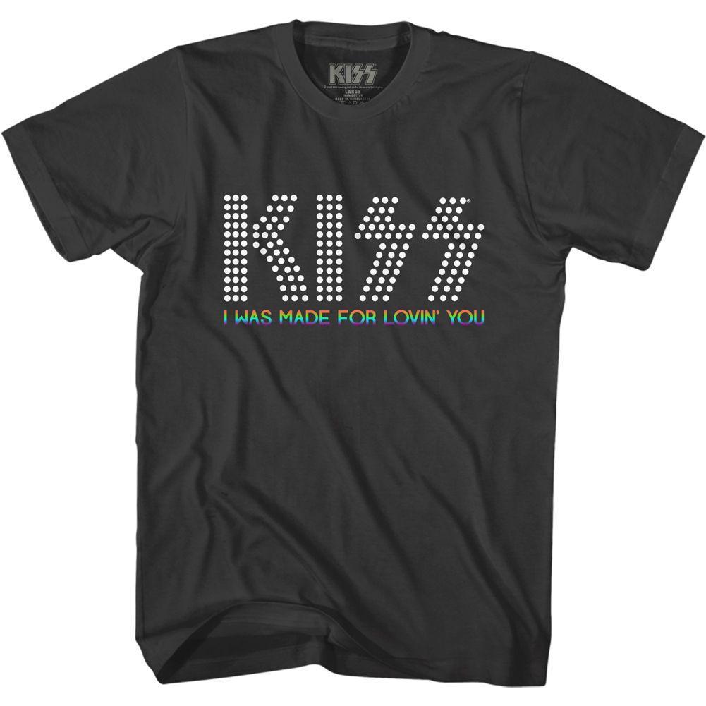 KISS Lovin You Rainbow Boyfriend Tee