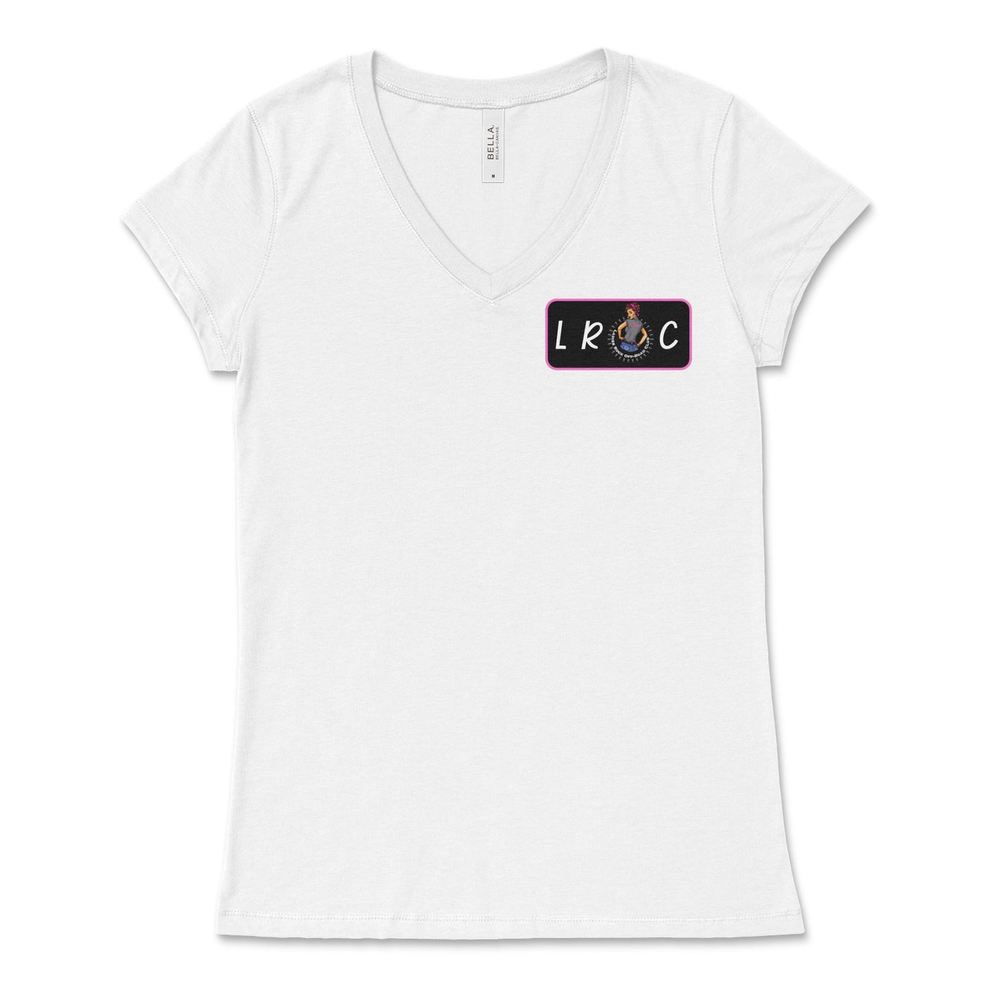 Ladies Rock Off-Road Club Slim Fit V-Neck Tee for Summer Adventures