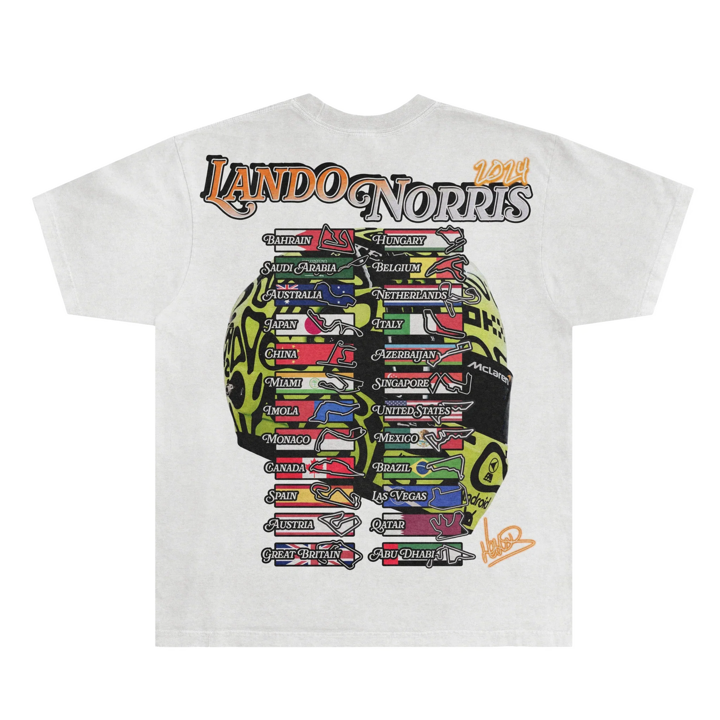 Lando Norris '24 Helmet Tee