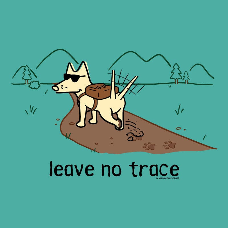 Leave No Trace - Ladies T-Shirt V-Neck
