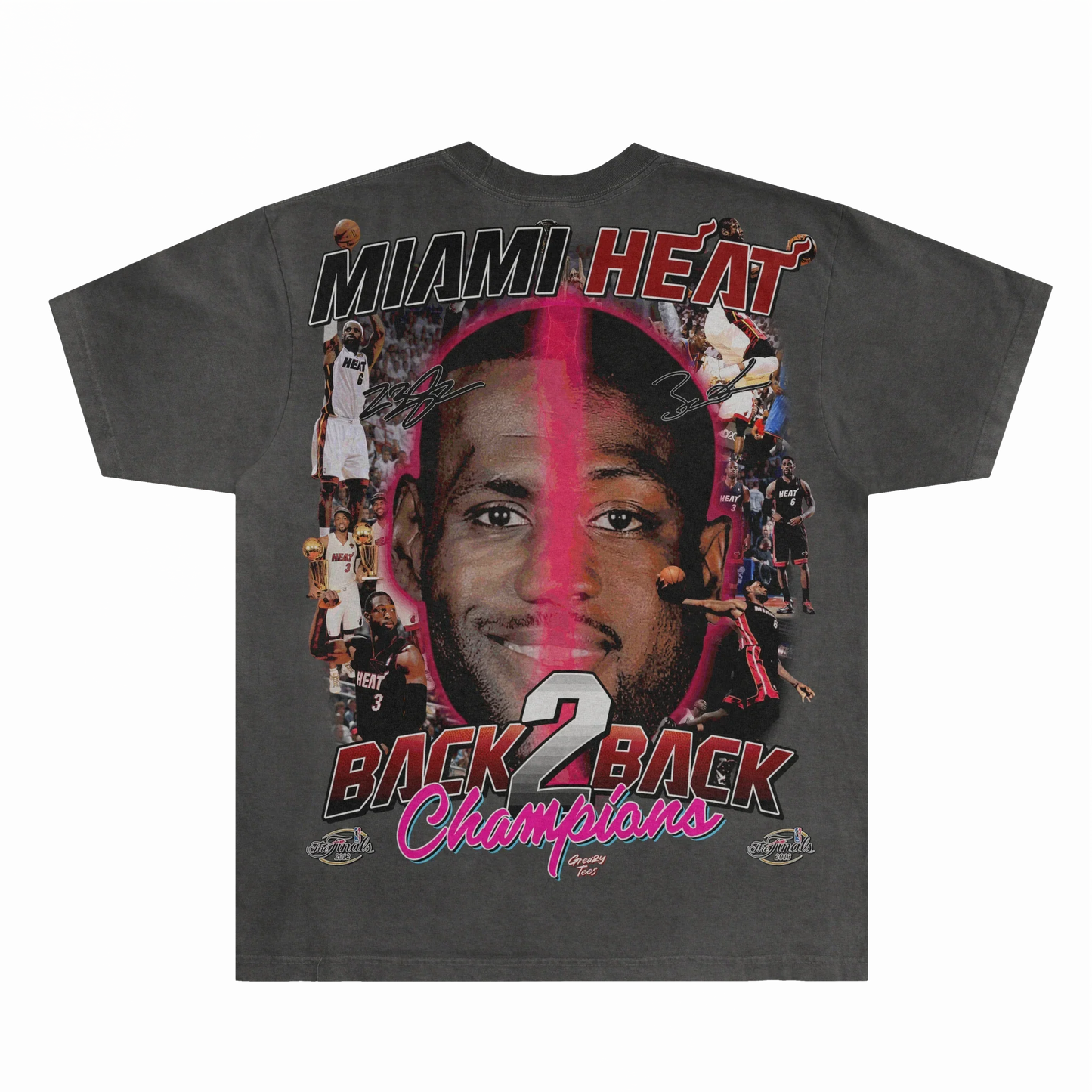 LeBron & Wade '12-13 Heat Classic Tee Style002
