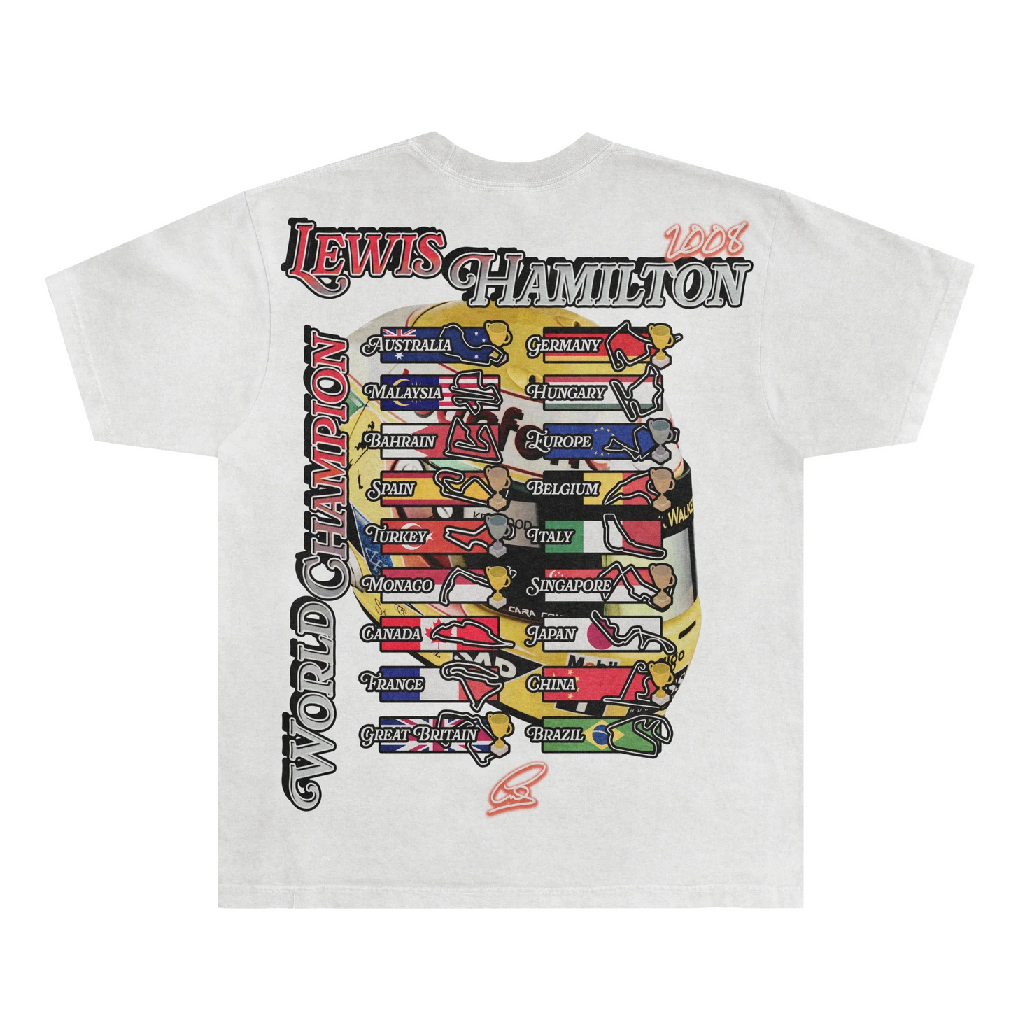 Lewis Hamilton '08 Helmet Tee