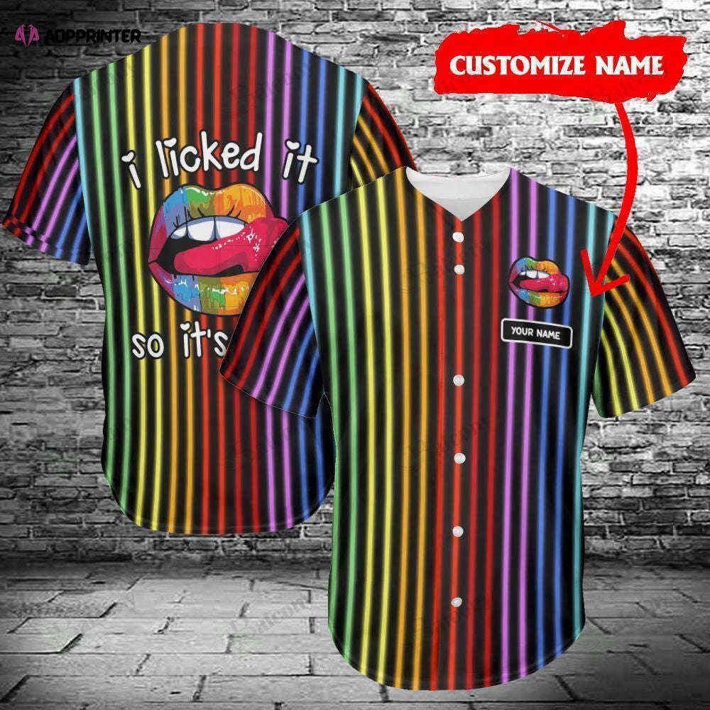 LGBT Pride Personalized Baseball Jersey: Baseball Tee 313 - Aopprinter