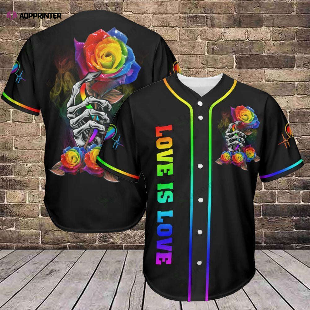 Love is Love Baseball Jersey – LGBT Baseball Tee Shop Now! - Aopprinter