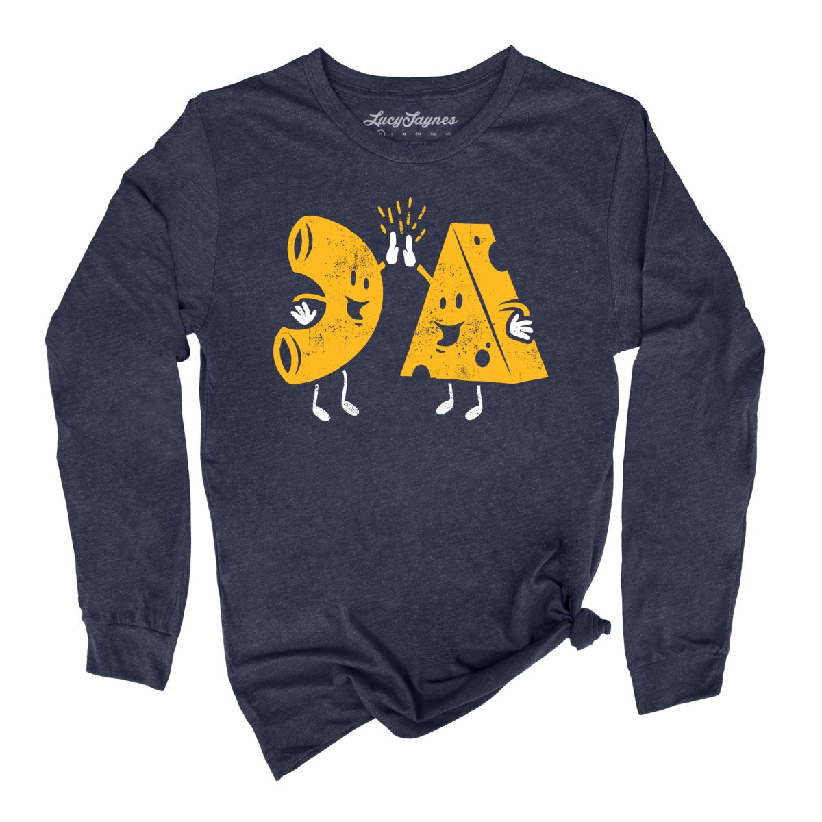 Mac And Cheese High Five Long Sleeve Tee