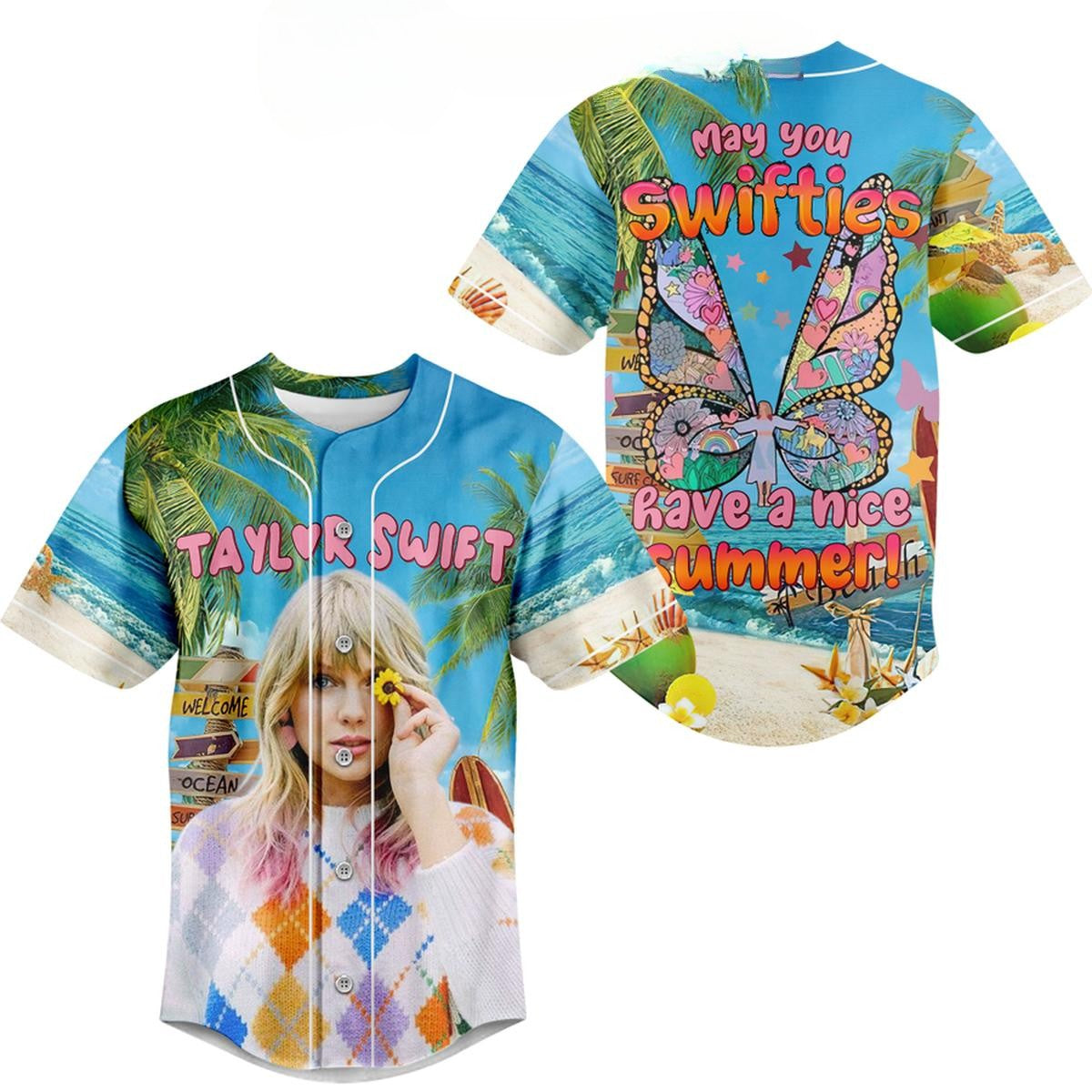 May Swifties Have A Nice Summer! Taylor Swift Baseball Jersey
