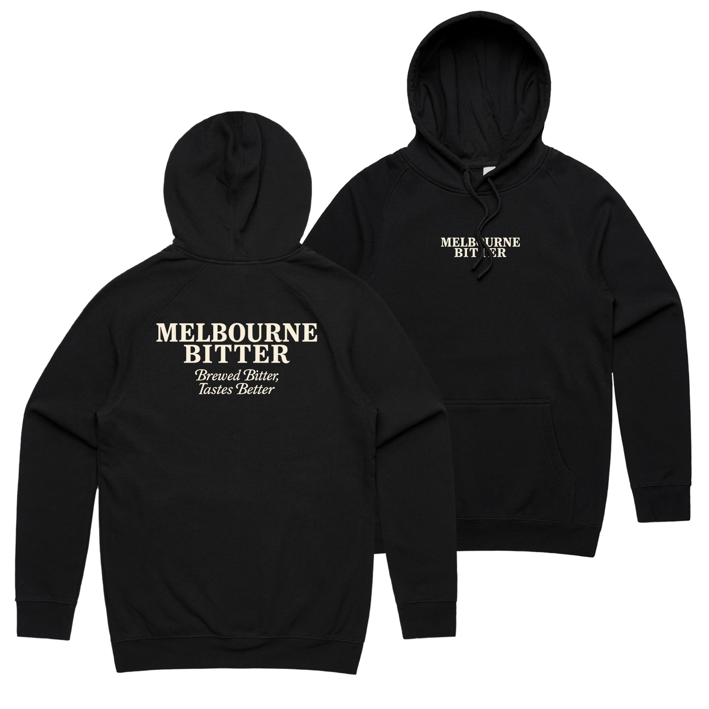 Brewed Bitter Hoodie Black
