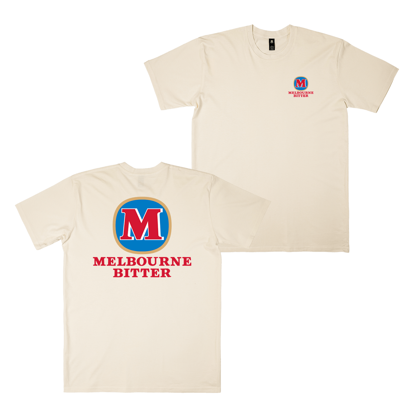 Melbourne Bitter Stripped Tee Ecru