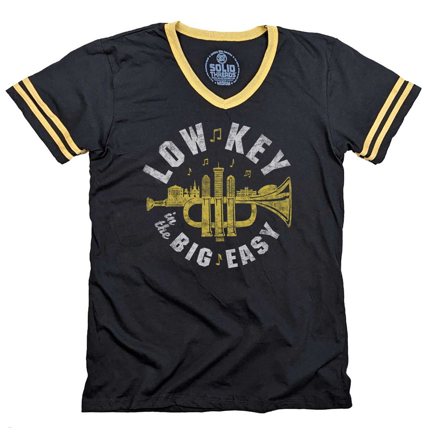 Low Key in the Big Easy V-Neck Tee