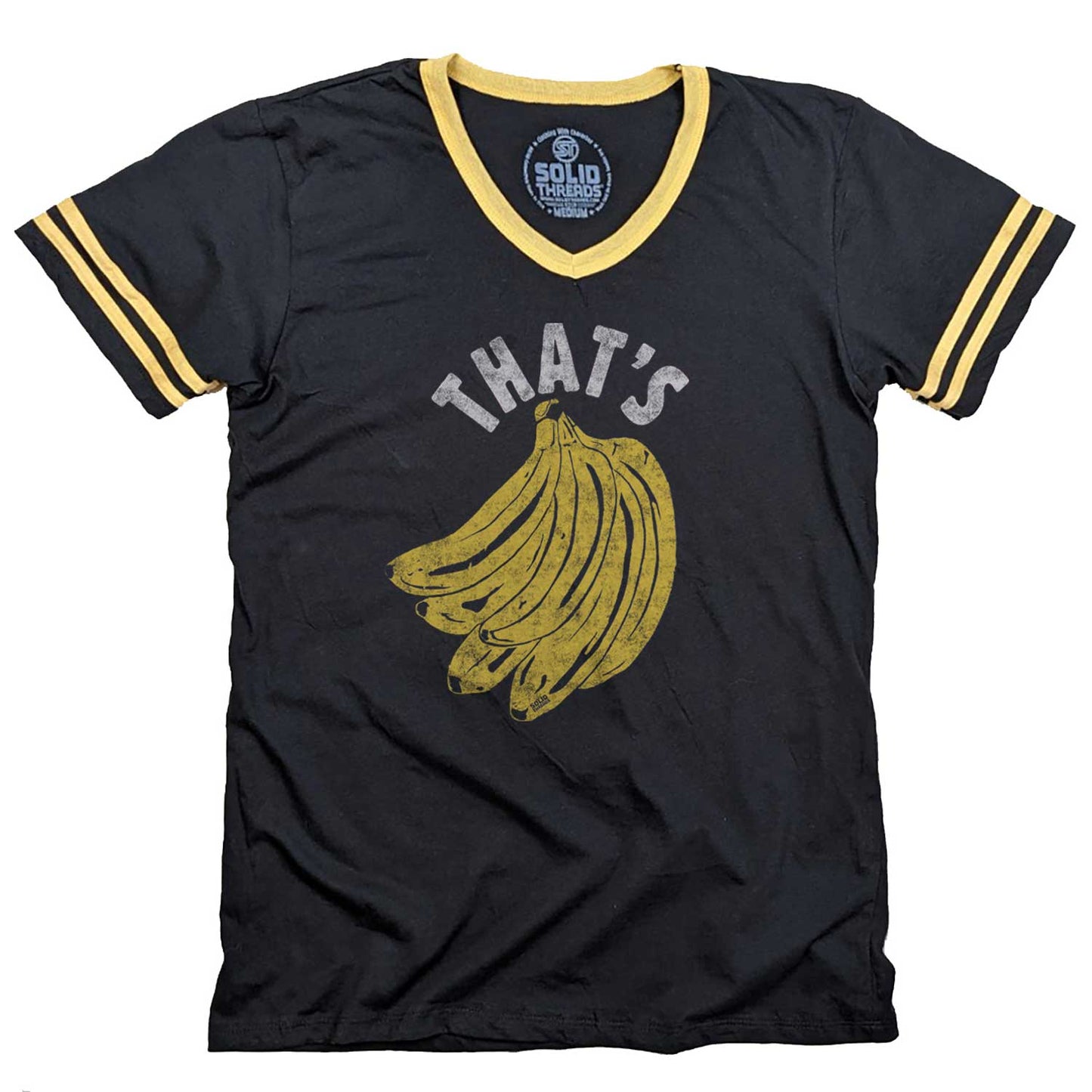 That's Bananas Ringer V-Neck Tee