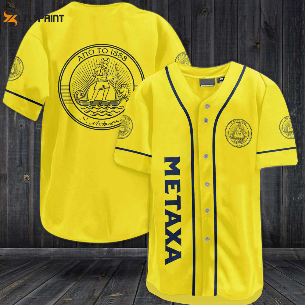 Metaxa Baseball Jersey - Gift for Men Women - lylyprint.com