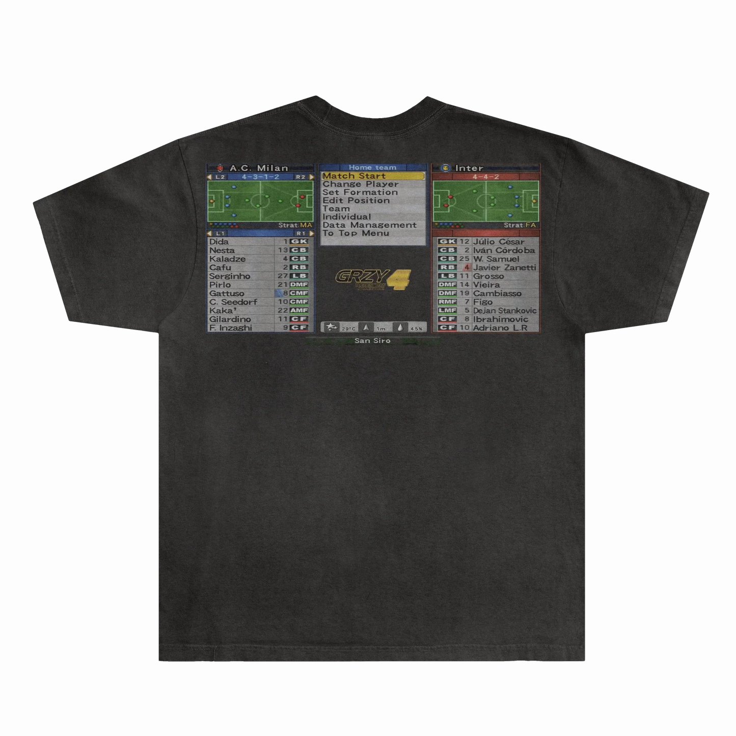 Milan Derby PES Classics Tee Style002