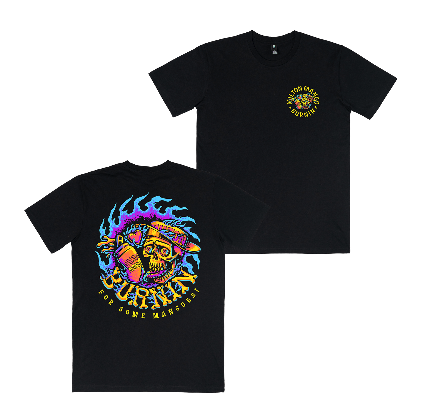 Burnin' 2 Tee Black