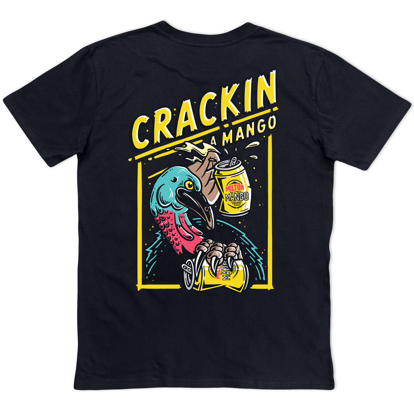 Crackin Tee Black