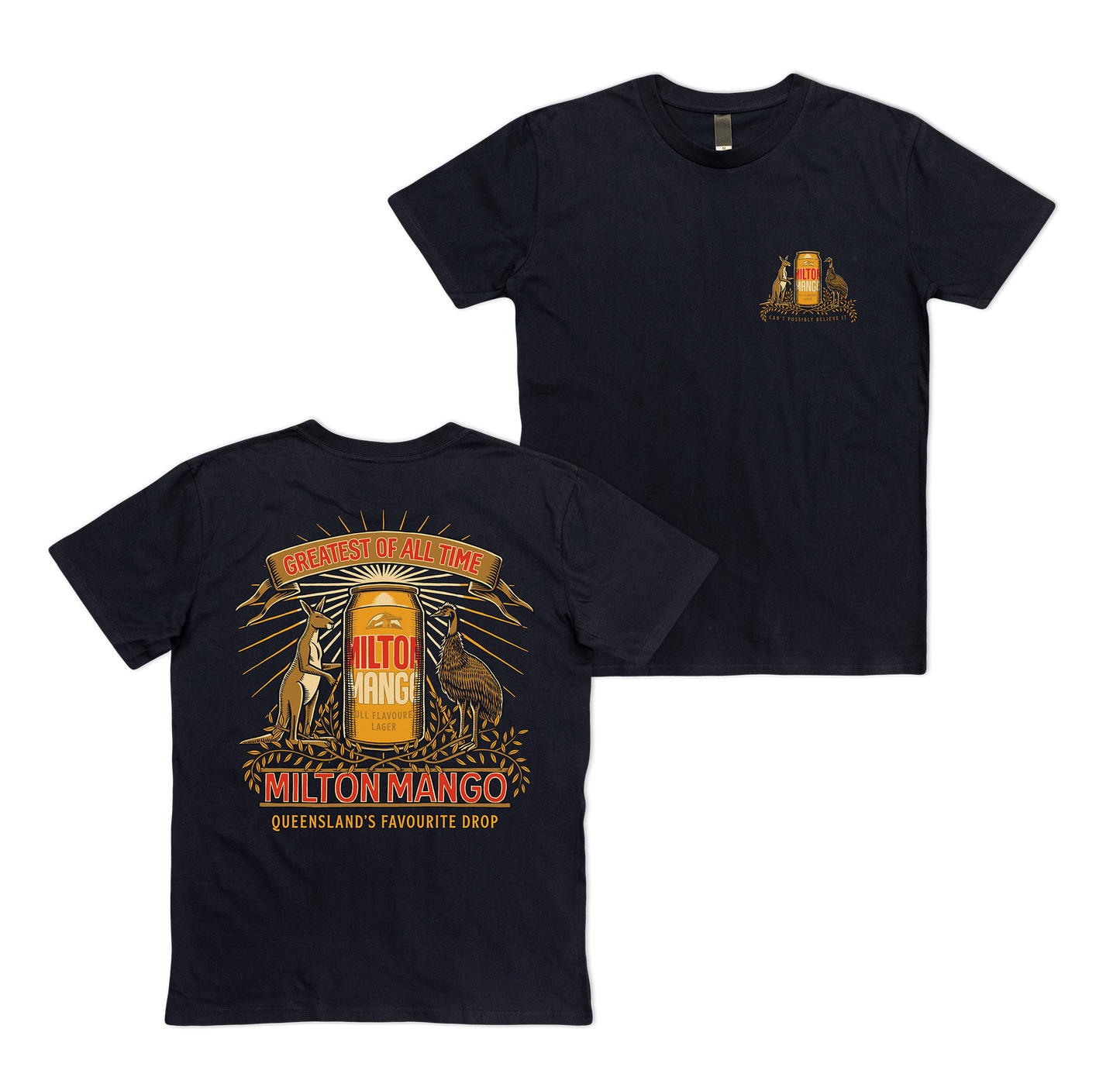 GOAT of Arms Tee Black