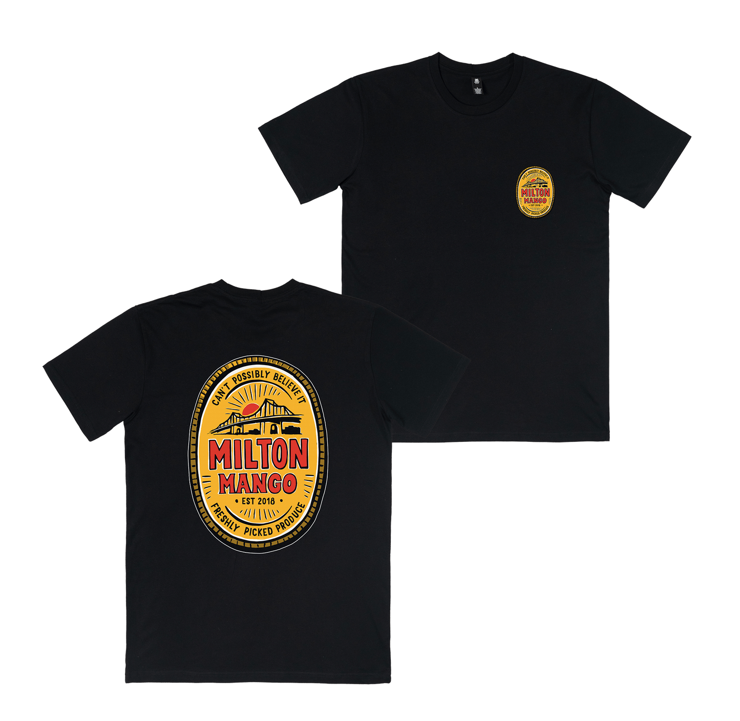 Mango Story Tee Black