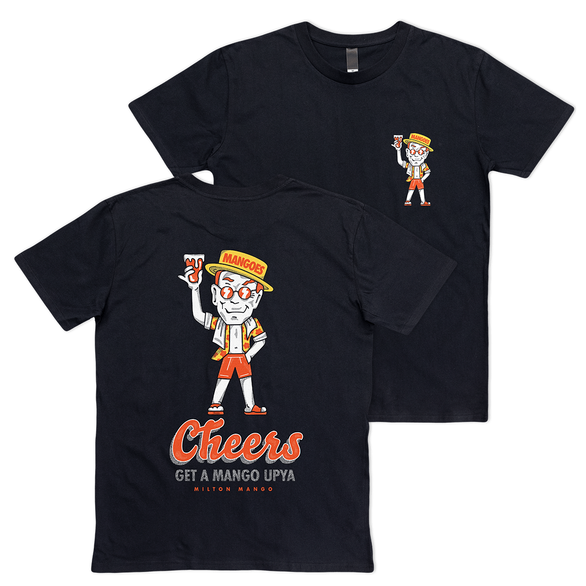 Milton Mango Man Tee Black
