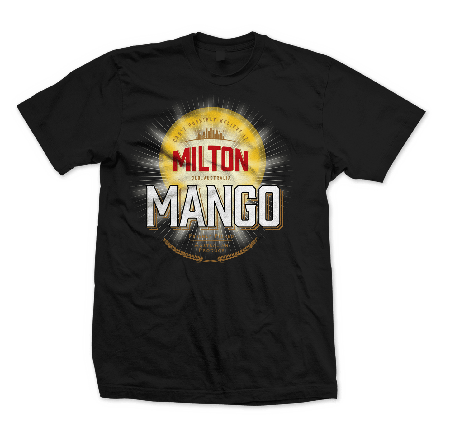 The Caxton Tee Black