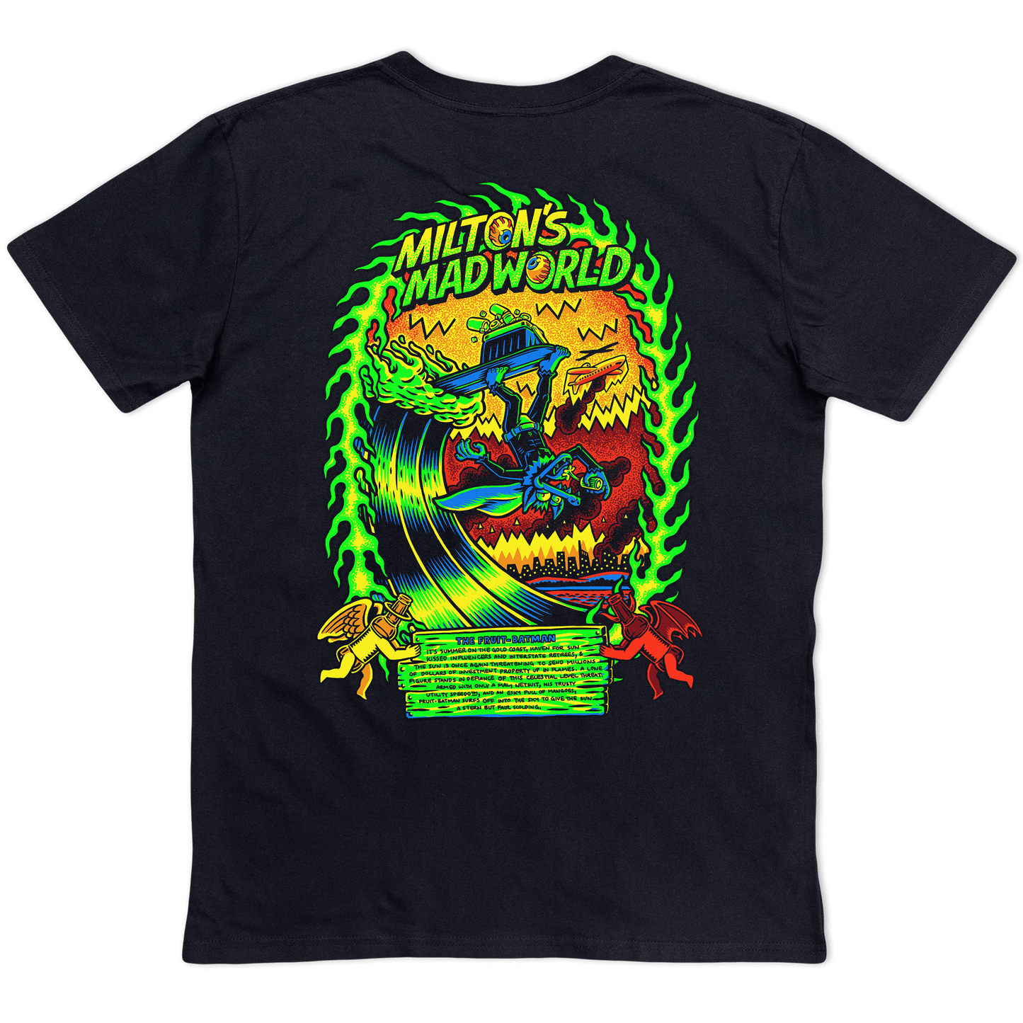 The Fruit-Bat Tee Black