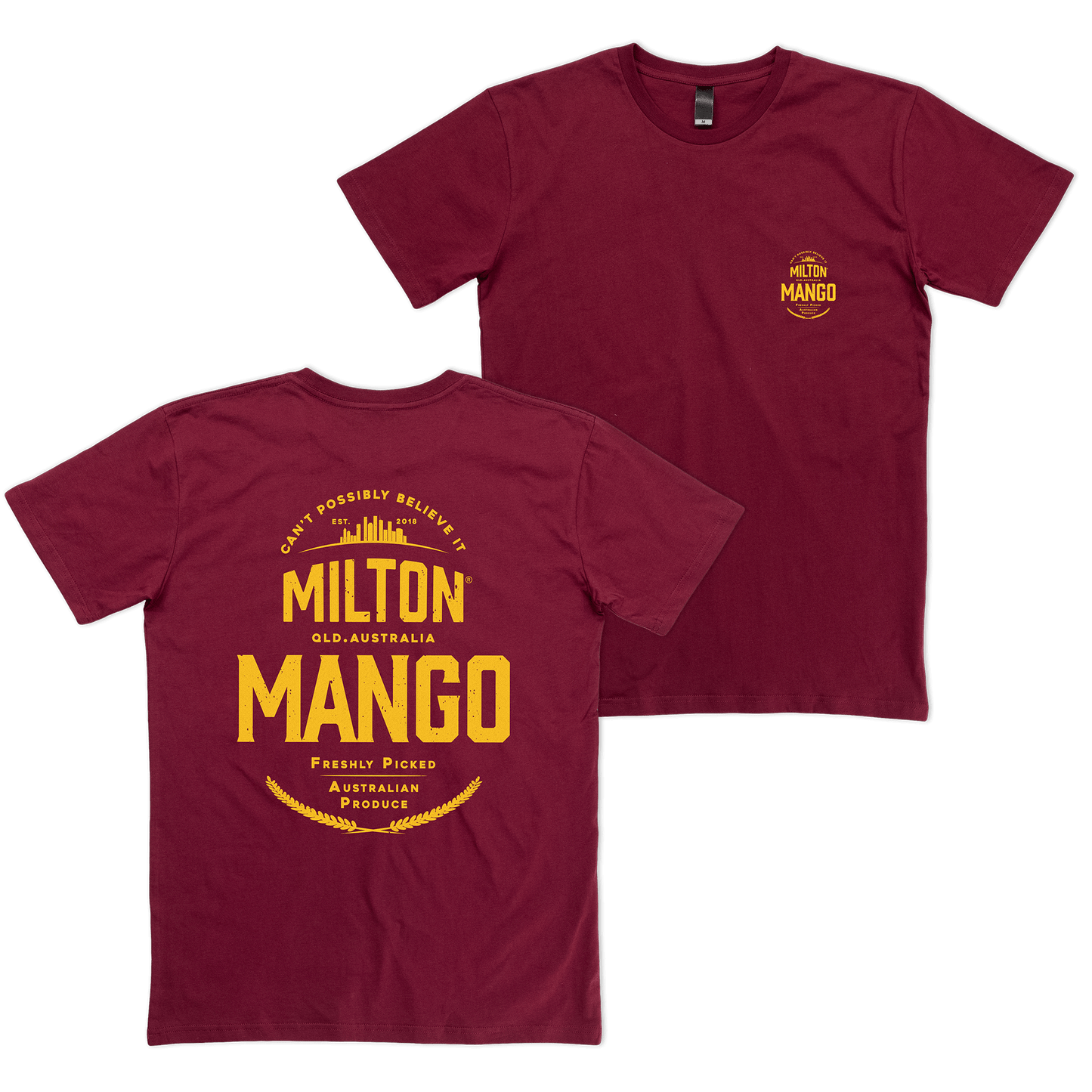 The Paddo Tee Burgundy