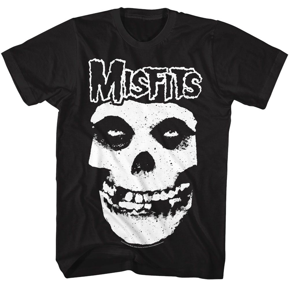 Misfits - Logo Outline Skull Boyfriend Tee
