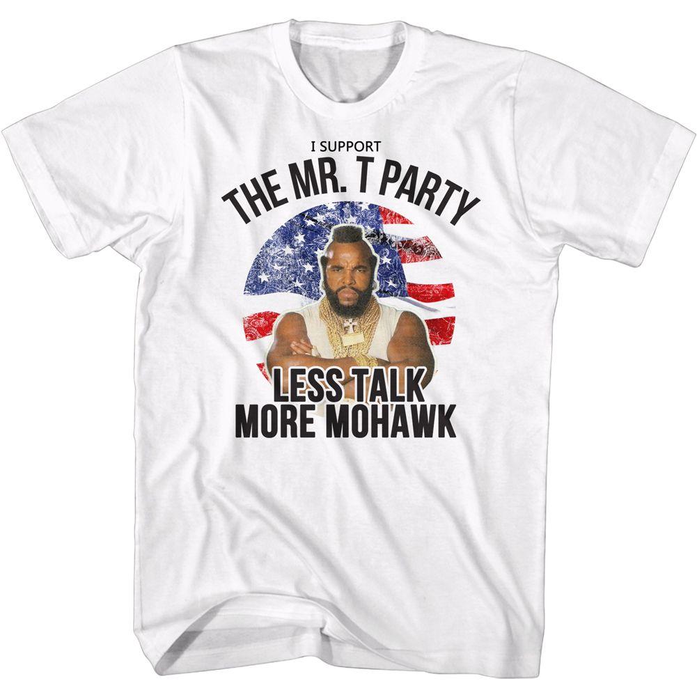 Mr. T Less Talk More Mohawk T-Shirt