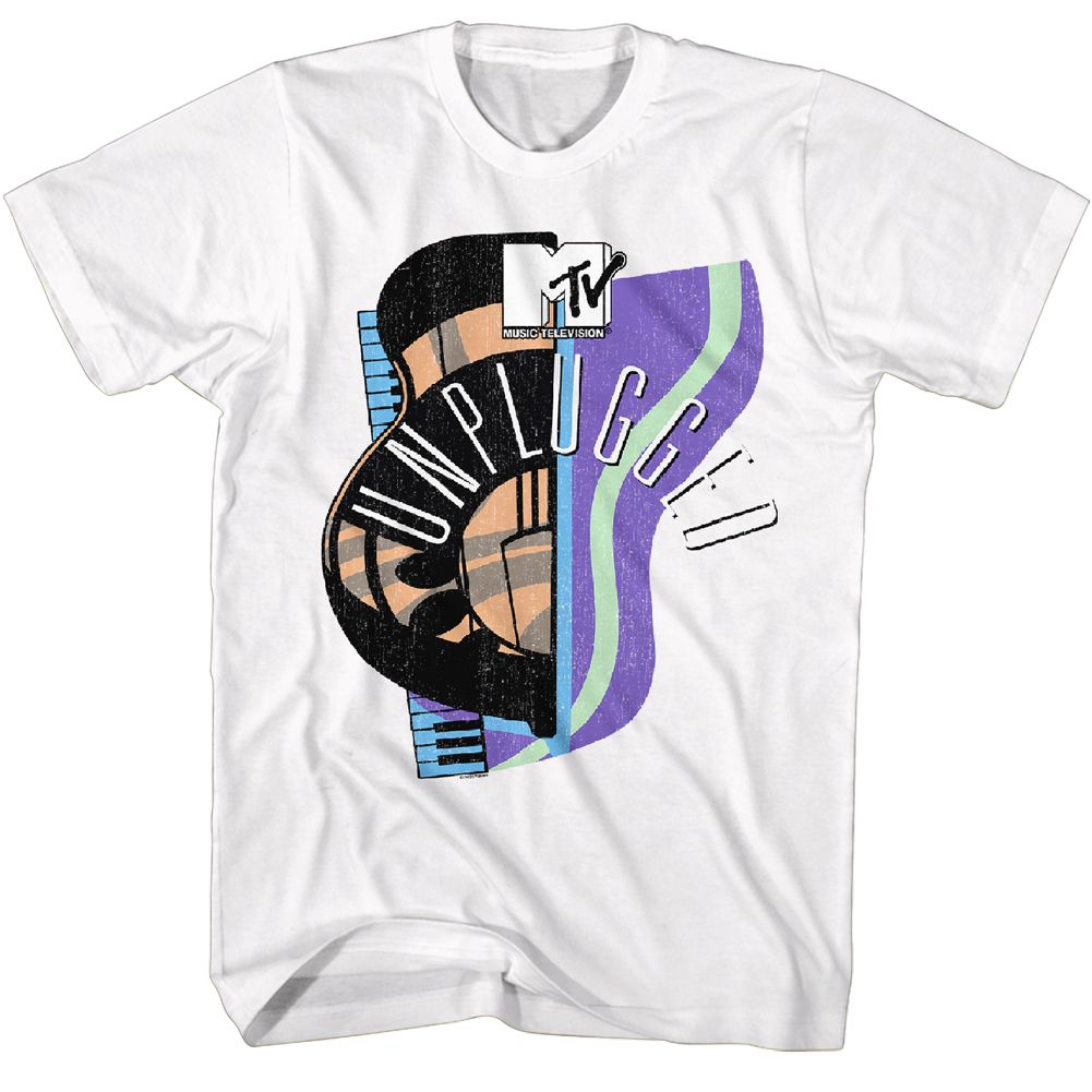 MTV Guitar Hat Piano Boyfriend Tee