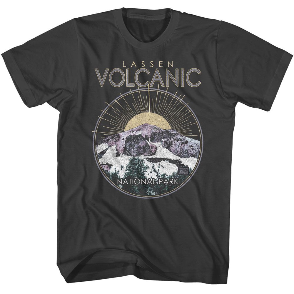 National Parks - Lassen Volcanic Circle Boyfriend Tee