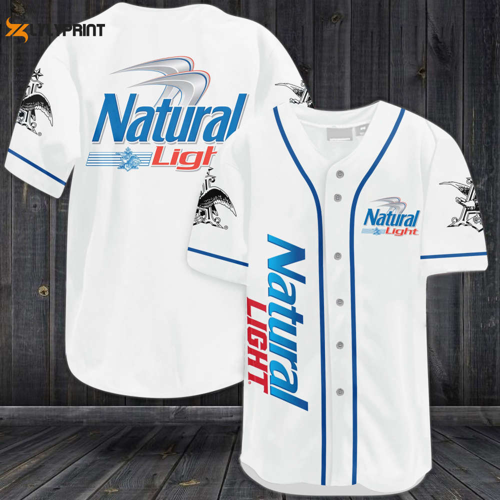 Natural Light Beer Baseball Jersey - lylyprint.com