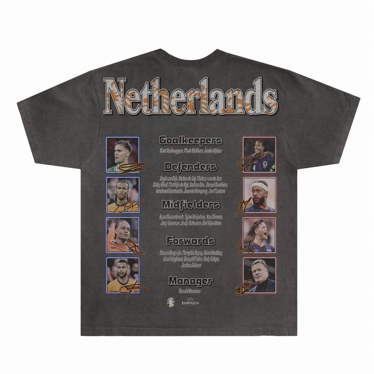 Netherlands Euro '24 Tee Style002