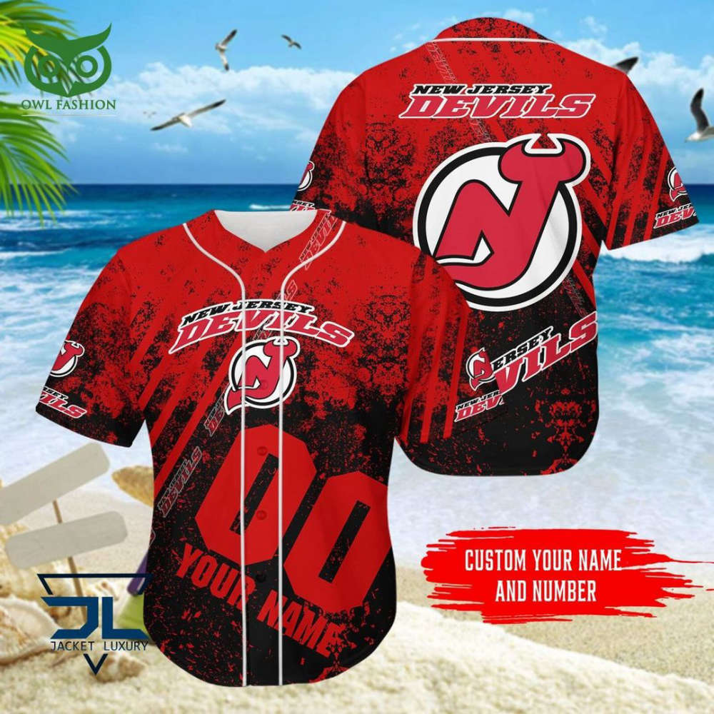 New Jersey Devils Baseball Jersey BJ0038 - lylyprint.com