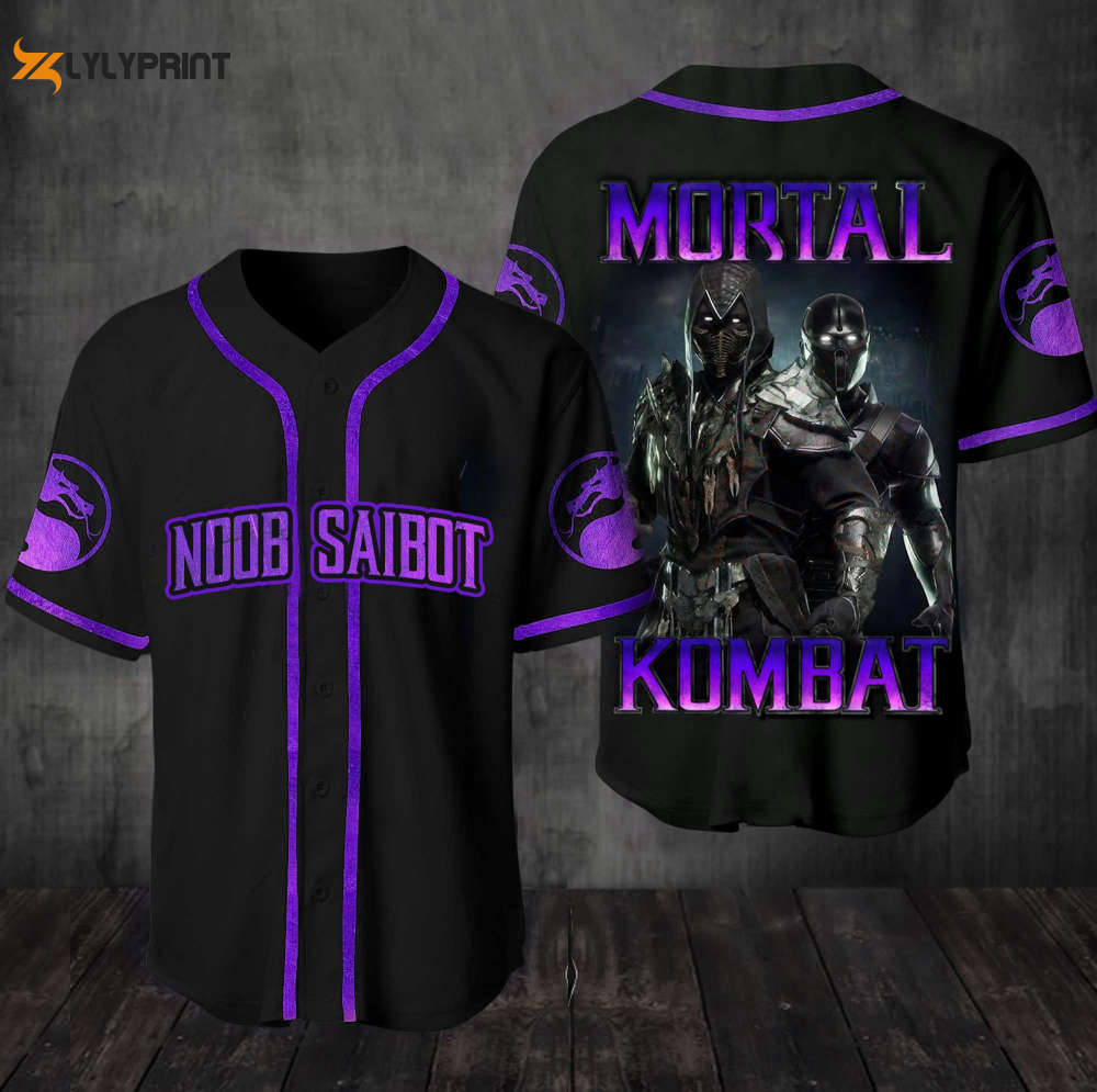 Noob Saibot Mortal Kombat All Over Print Unisex Baseball Jersey - lylyprint.com
