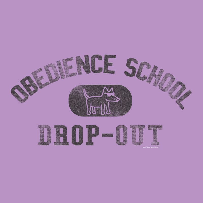 Obedience School Drop Out - Ladies T-Shirt V-Neck