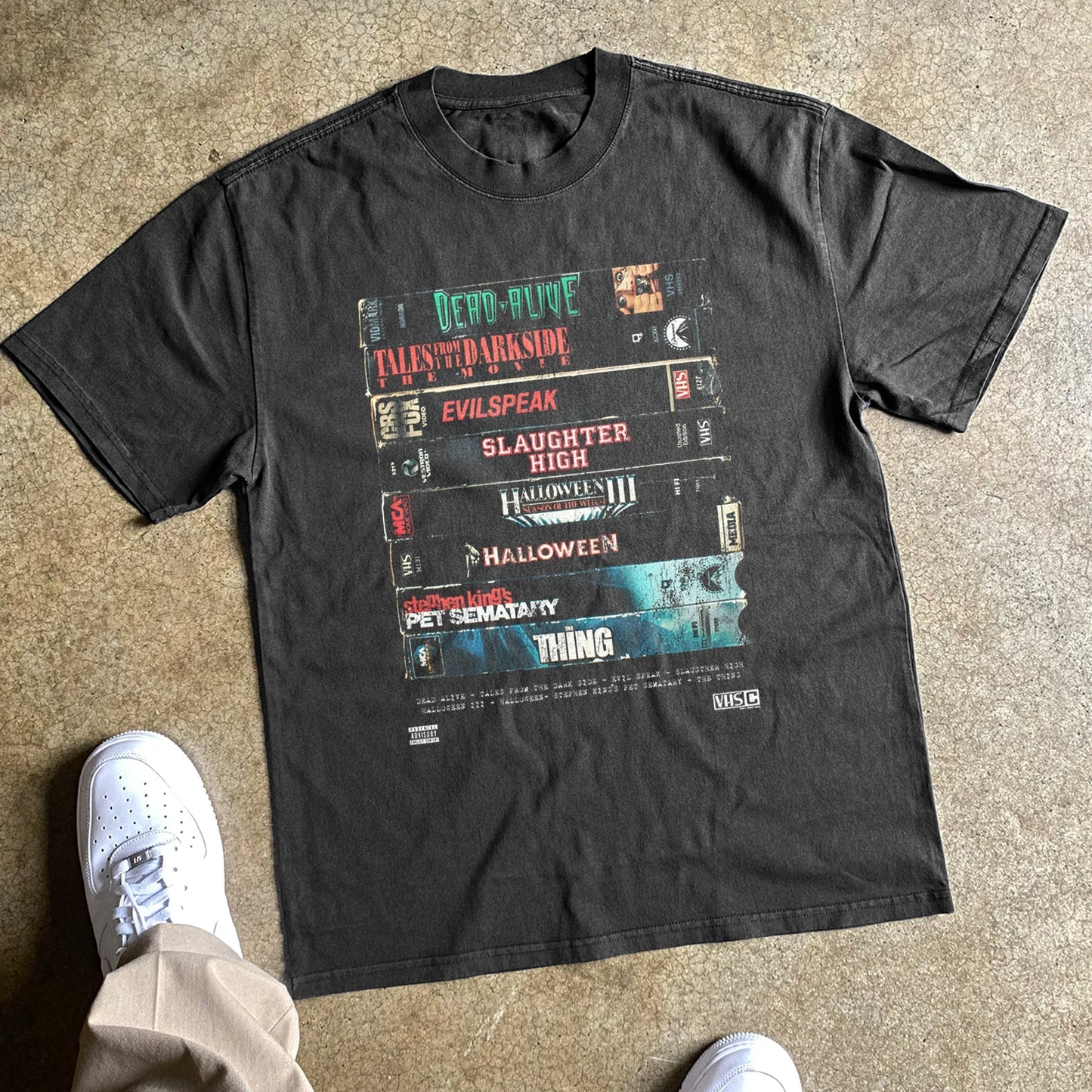 FAVORITE MOVIE HEAVYWEIGHT BLACK TSHIRT
