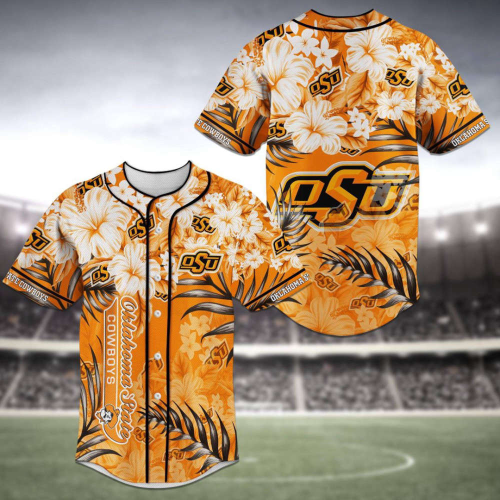 Oklahoma State Cowboys Baseball Jersey Personalized 2023 Gift For Men Women - lylyprint.com