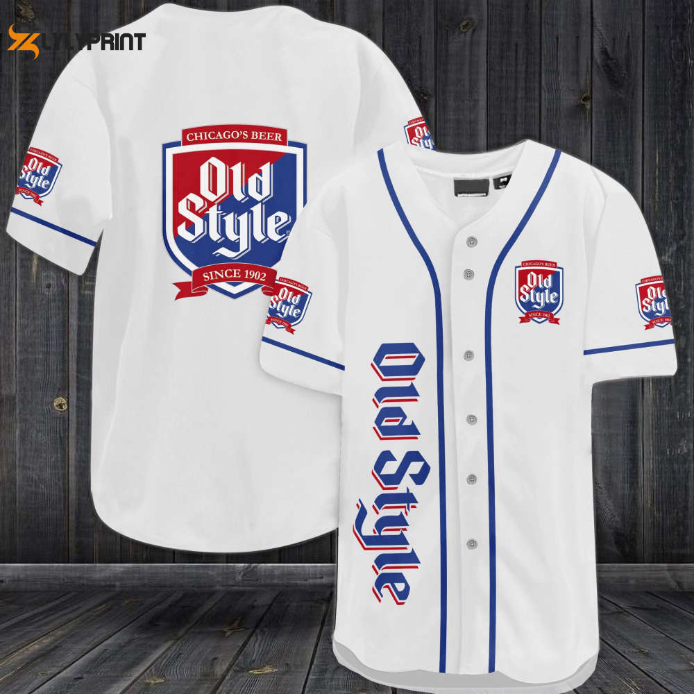 Old Style Chicago's Beer Baseball Jersey - lylyprint.com