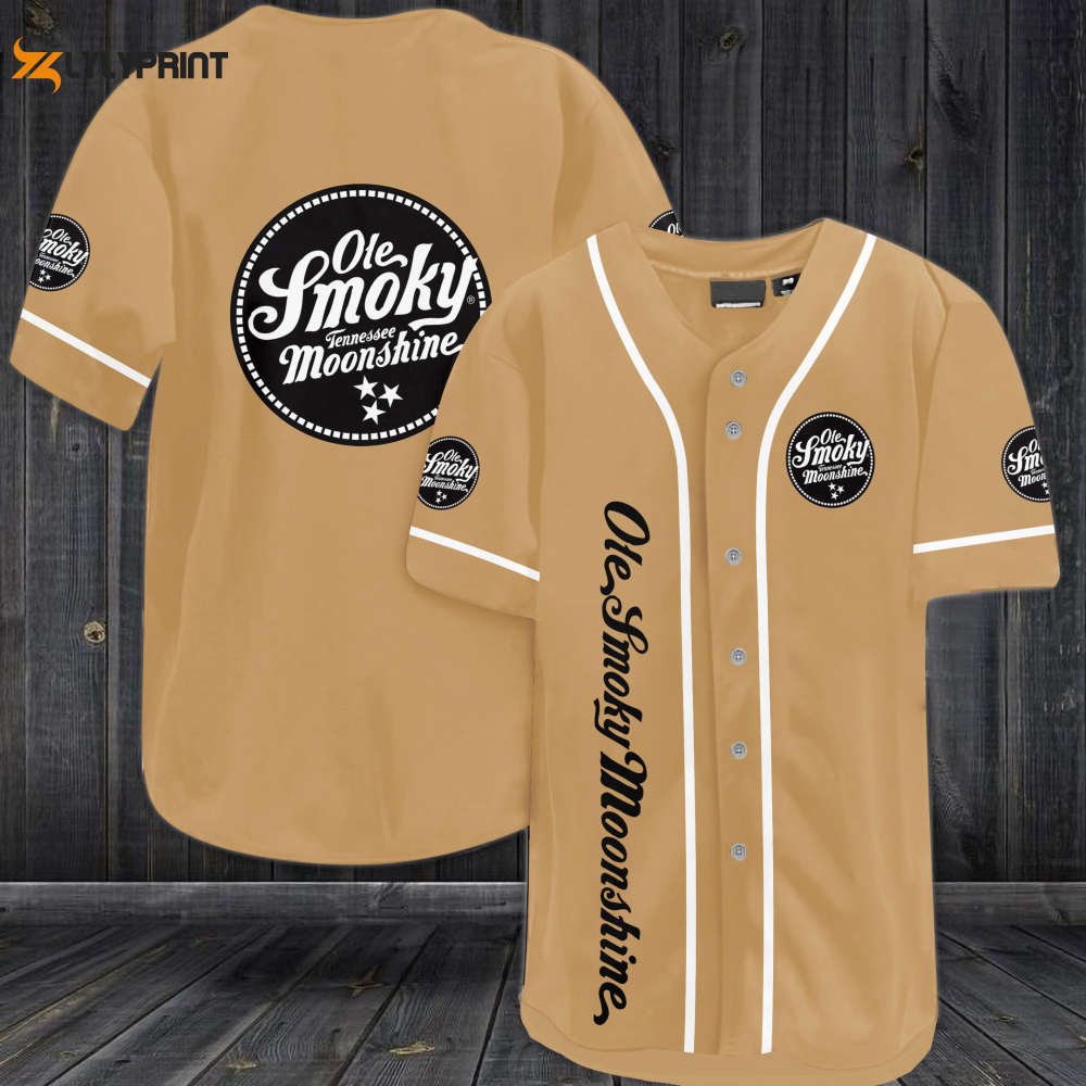 Ole Smokey Tennessee Moonshine Baseball Jersey - Gift for Men Women - lylyprint.com