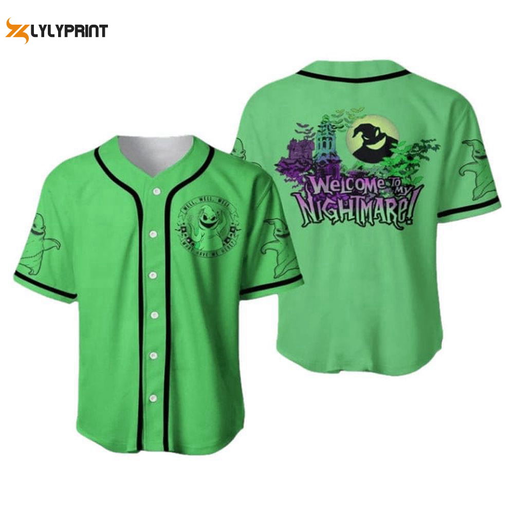 Oogie Boogie Welcome To Nightmare Baseball Jersey For Men Women - lylyprint.com