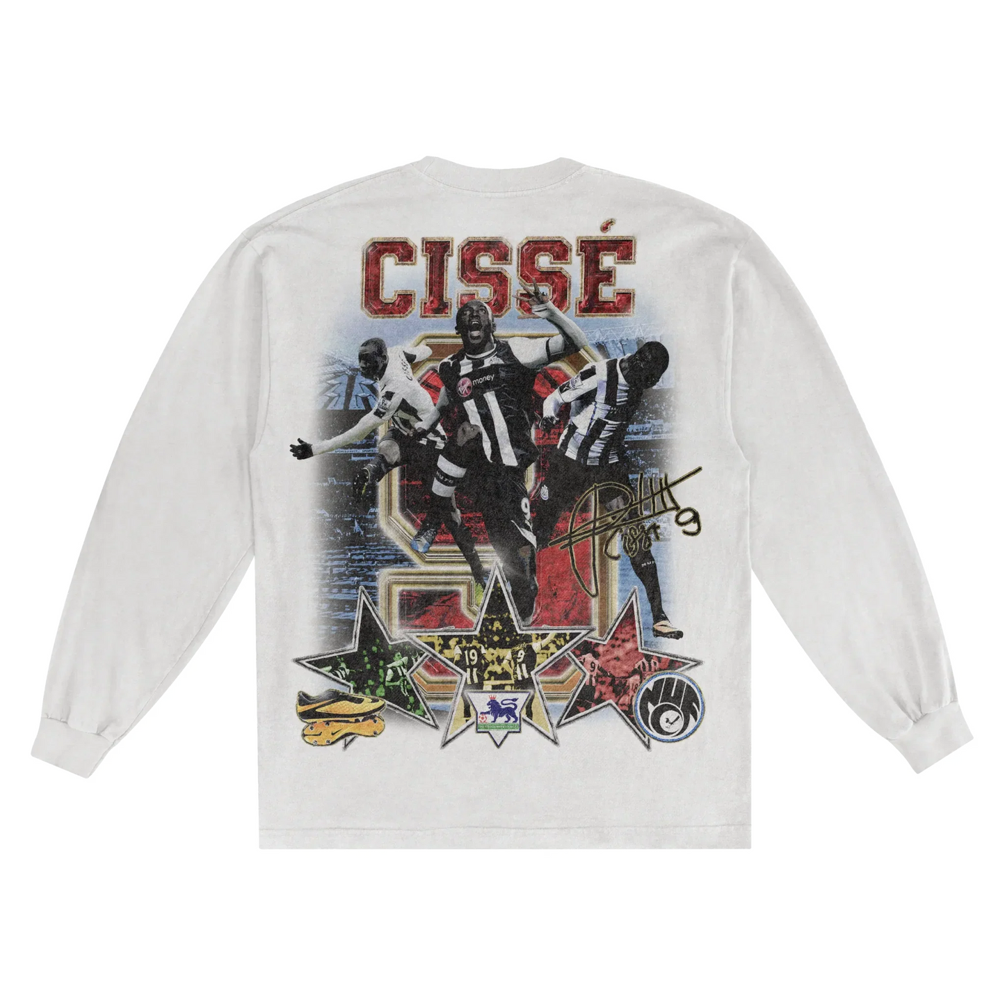 Papiss Cissé Newcastle Classic Long Sleeved Tee