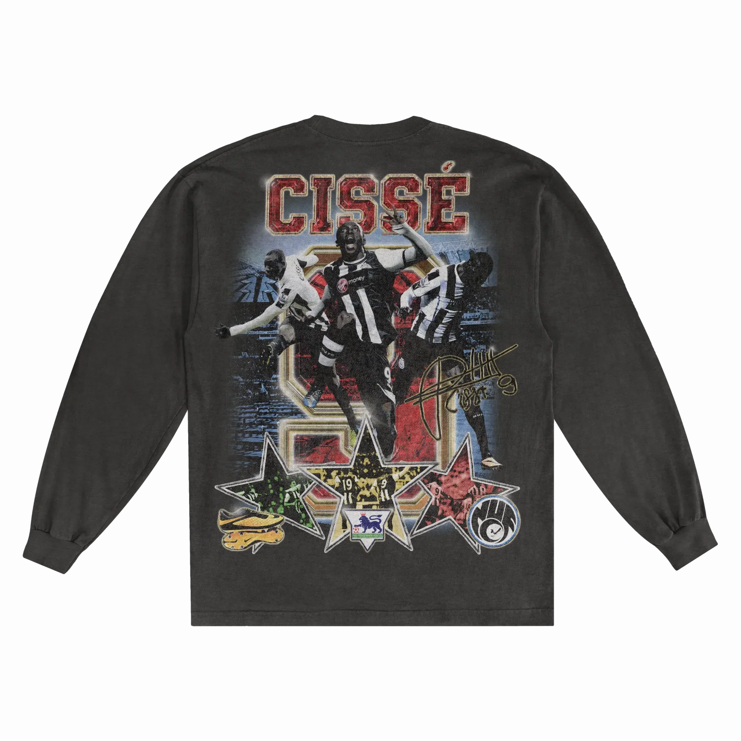 Papiss Cissé Newcastle Classic Long Sleeved Tee Style002