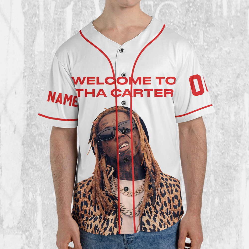 Personalize Lil Wayne Welcome To Tha Carter White Color Jersey, Custom Baseball Jersey - lylyprint.com