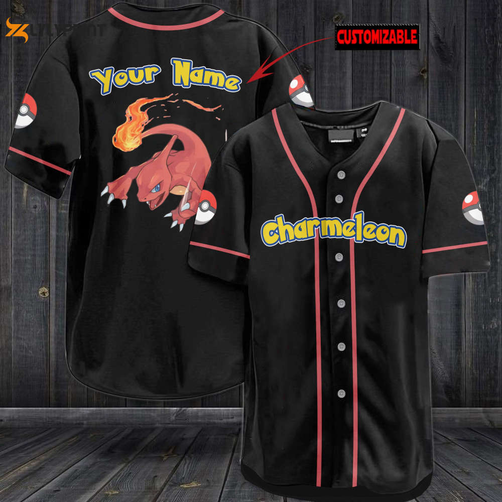 Personalized Charmeleon Baseball Jersey - Gift for Men Women - lylyprint.com